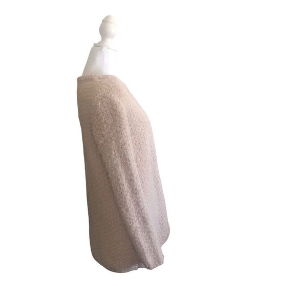 ADRIANA PAPELL | Women's Pink Eyelash Open Cardigan Size M - Picture 2 of 8